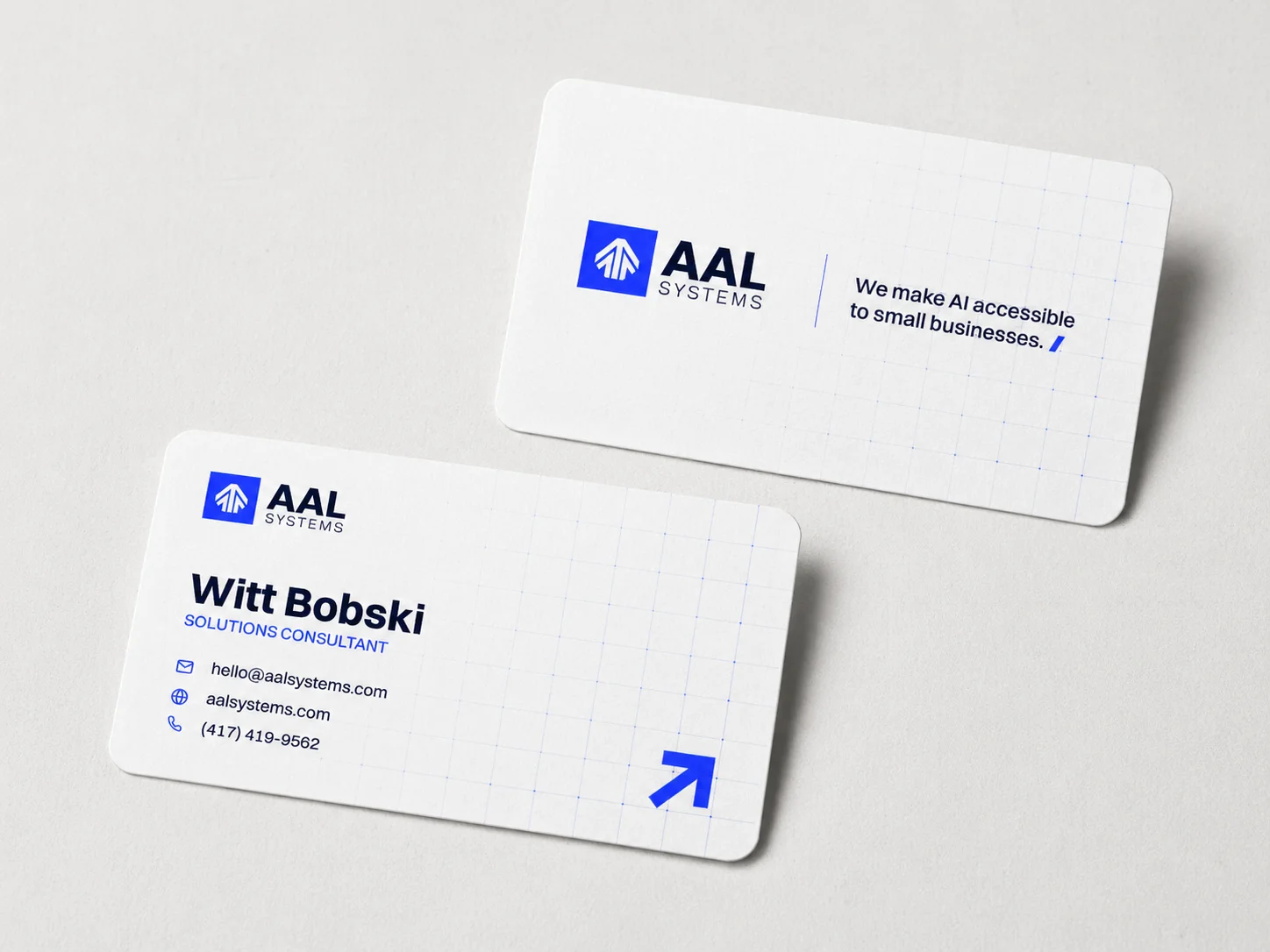 AAL Systems business card design